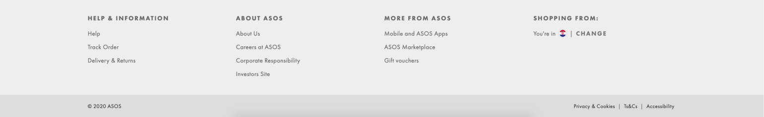 10 best features for eCommerce which make ASOS a successful webshop